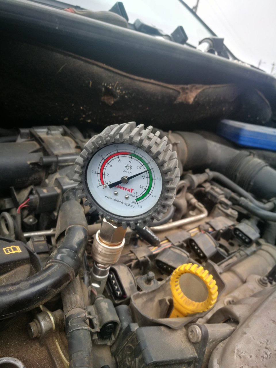 #27. Замер компрессии в цилиндрах — Volkswagen Touran (1G), 1,4 л, 2013 ...