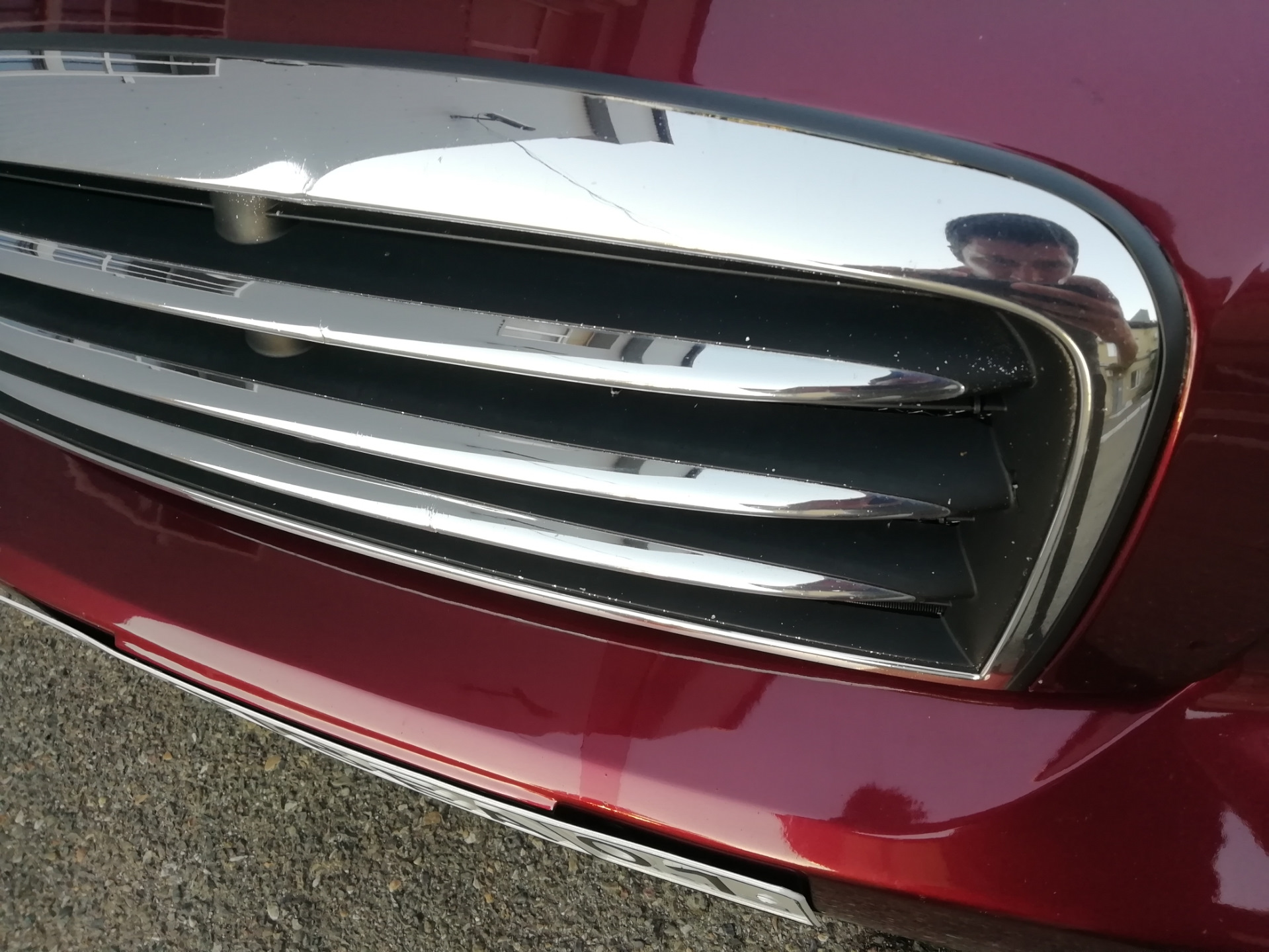 Резинка решётки радиатора — Hyundai Sonata IV (EF), 2 л, 2008 года ...