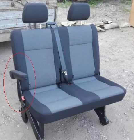 Установка подлокотника на сиденье Т5 Т6 фольксваген t5 t6 на Volkswagen ...