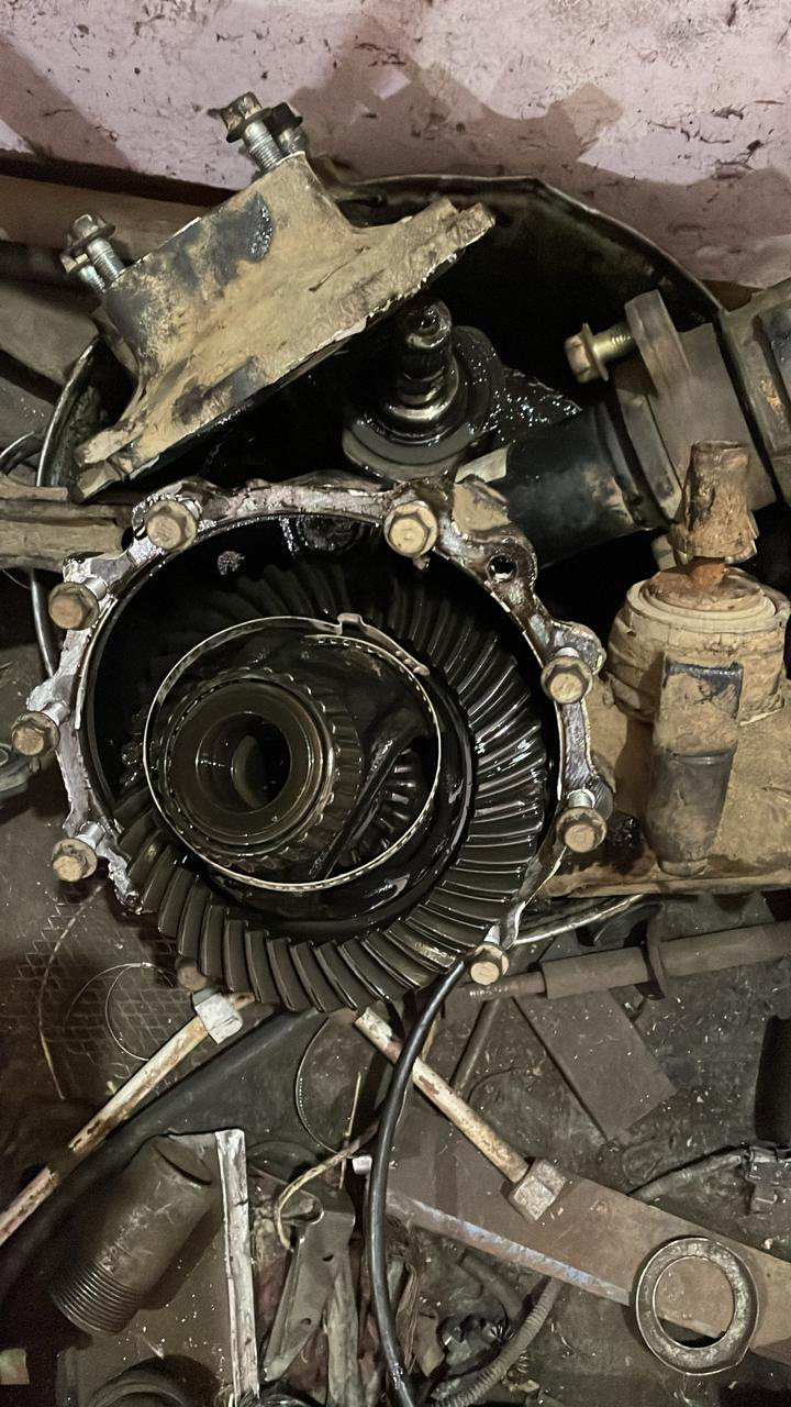 Стук в переднем редукторе — Toyota Land Cruiser Prado 90-series, 3,4 л ...