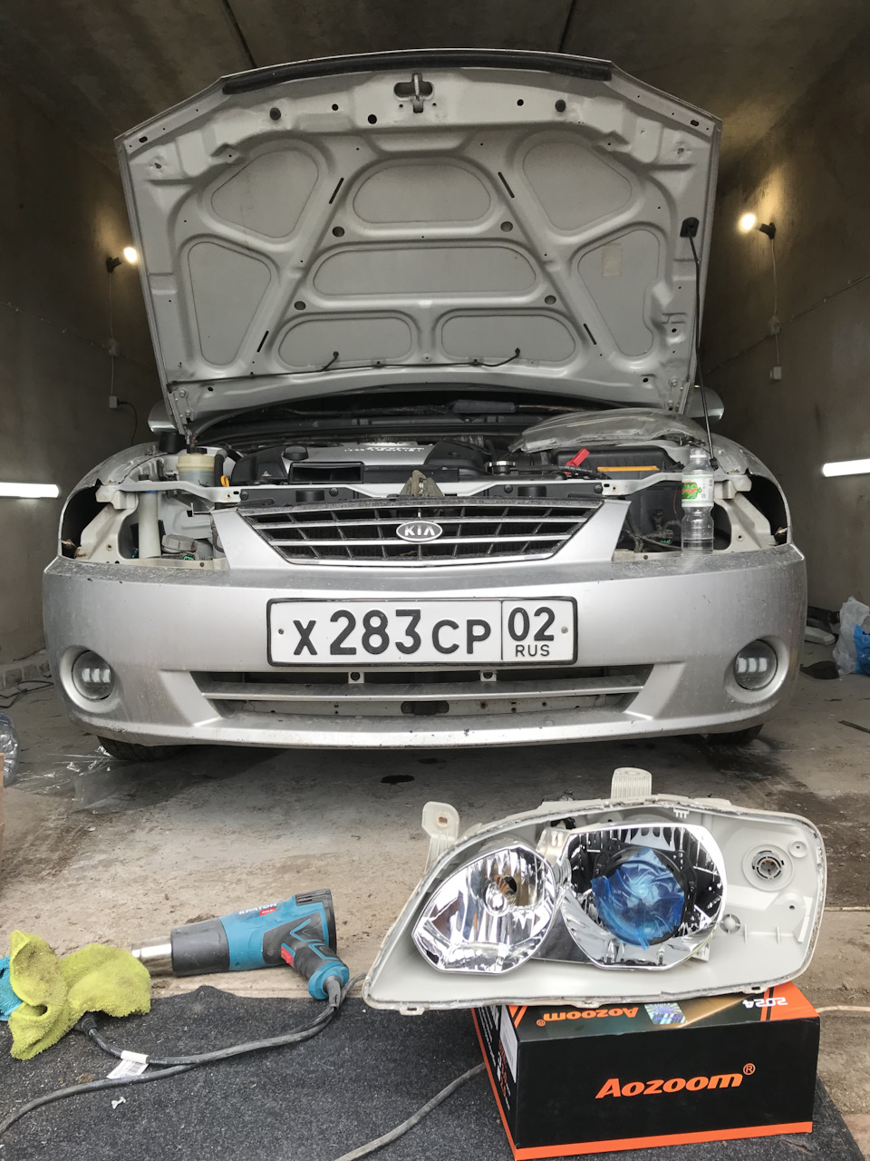 Хороший свет, привет — KIA Spectra, 1,6 л, 2006 года | тюнинг | DRIVE2