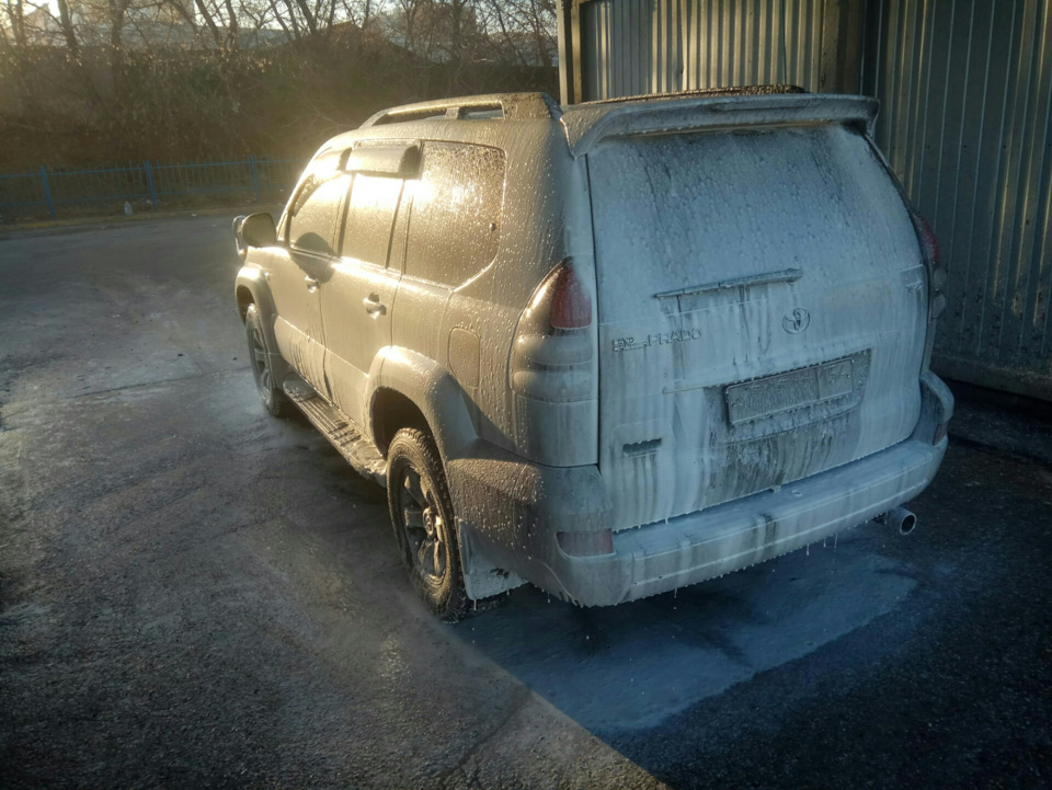 Отмываем помазка — Toyota Land Cruiser Prado 120-series