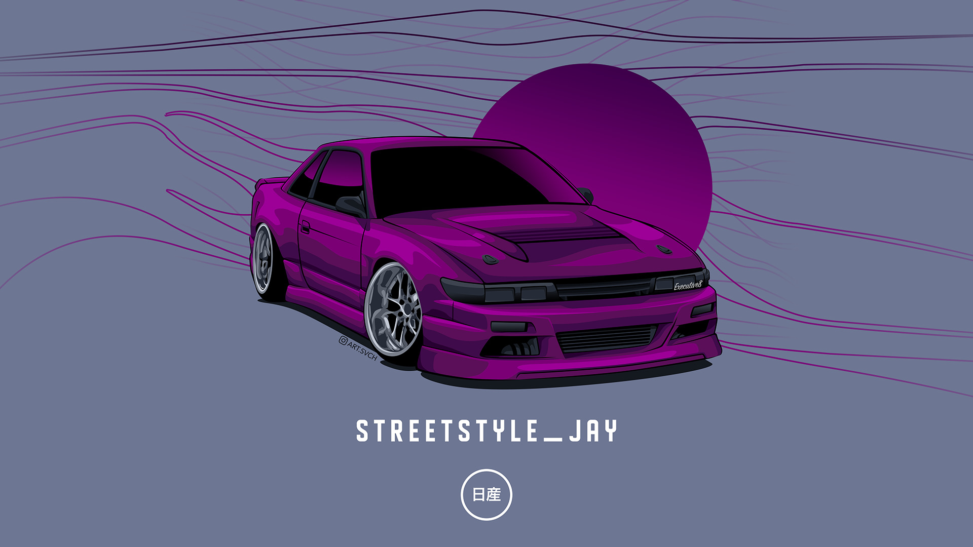 Silvia s13 фиолетовая