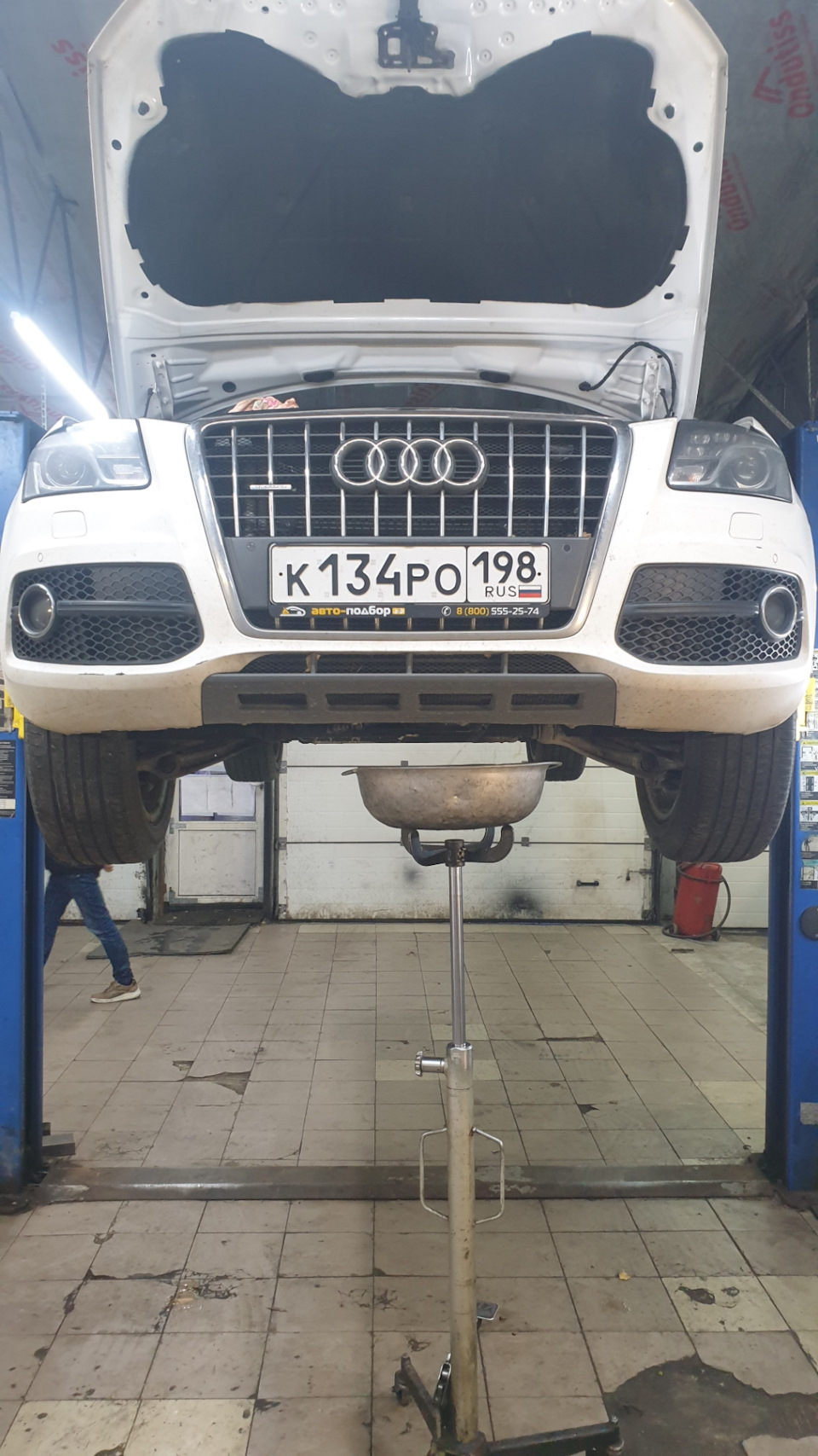 Замена помпы и ТО — Audi Q5 (1G), 2 л, 2010 года | техосмотр | DRIVE2