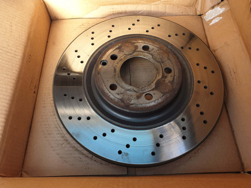 Шлифовка тормозных дисков и устранение биения — Mercedes-Benz C-class ...