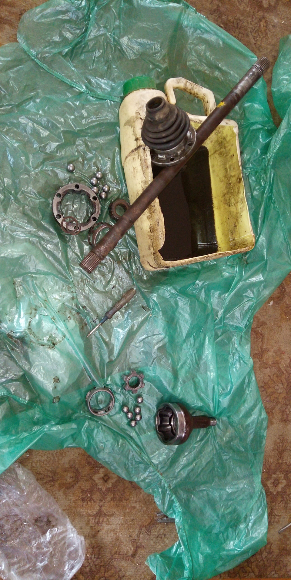 Полная переборка привода в сборе — Москвич 2141, 1,5 л, 1991 года ...