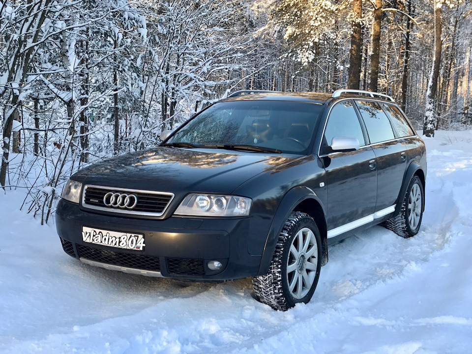 На улице морозец, а в лесу красота — Audi Allroad (C5)