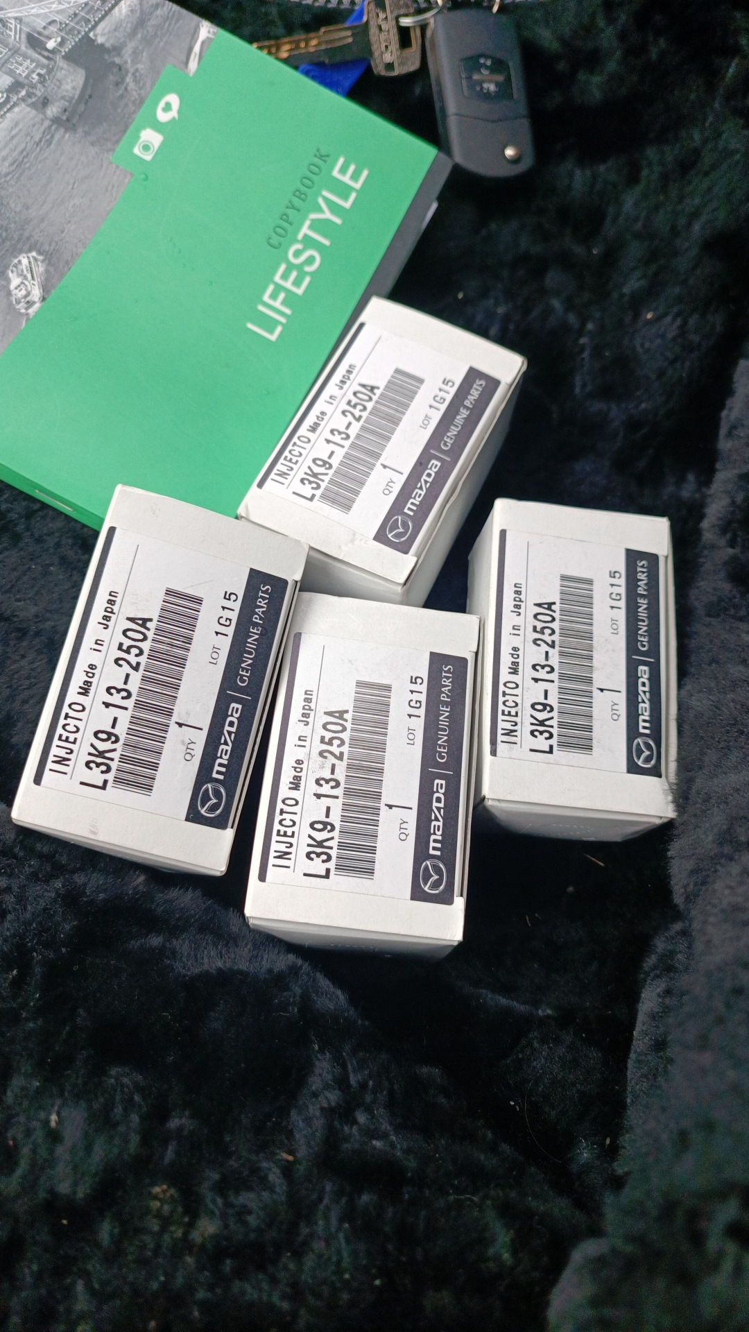 Форсунки новые оригинал. — Mazda 6 MPS, 2,3 л, 2006 года | своими ...