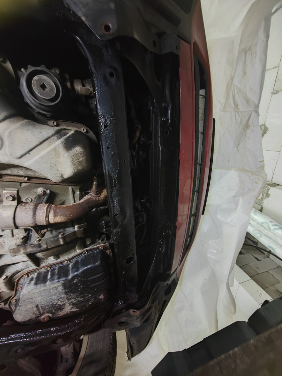 Антикоррозийная обработка днища и скрытых полостей — Lexus RX (3G), 3,5 ...