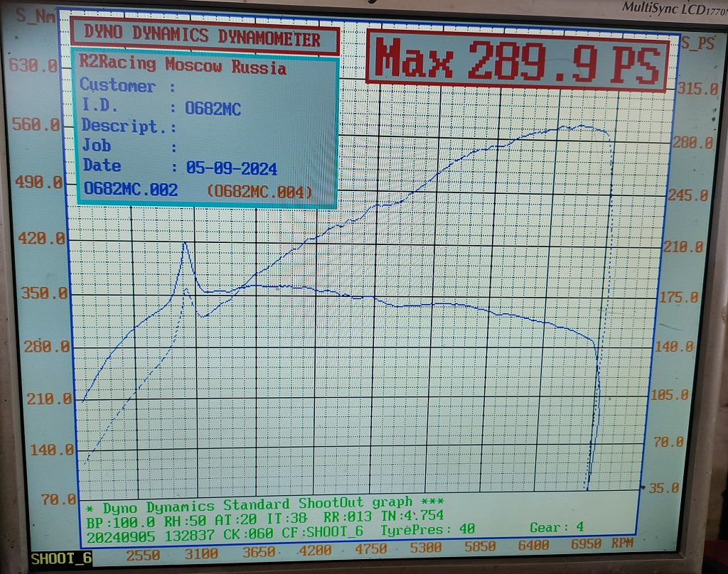 M54B30 + S54 дросселя на стенде, 2024 г. — BMW 3 series (E46), 3 л ...