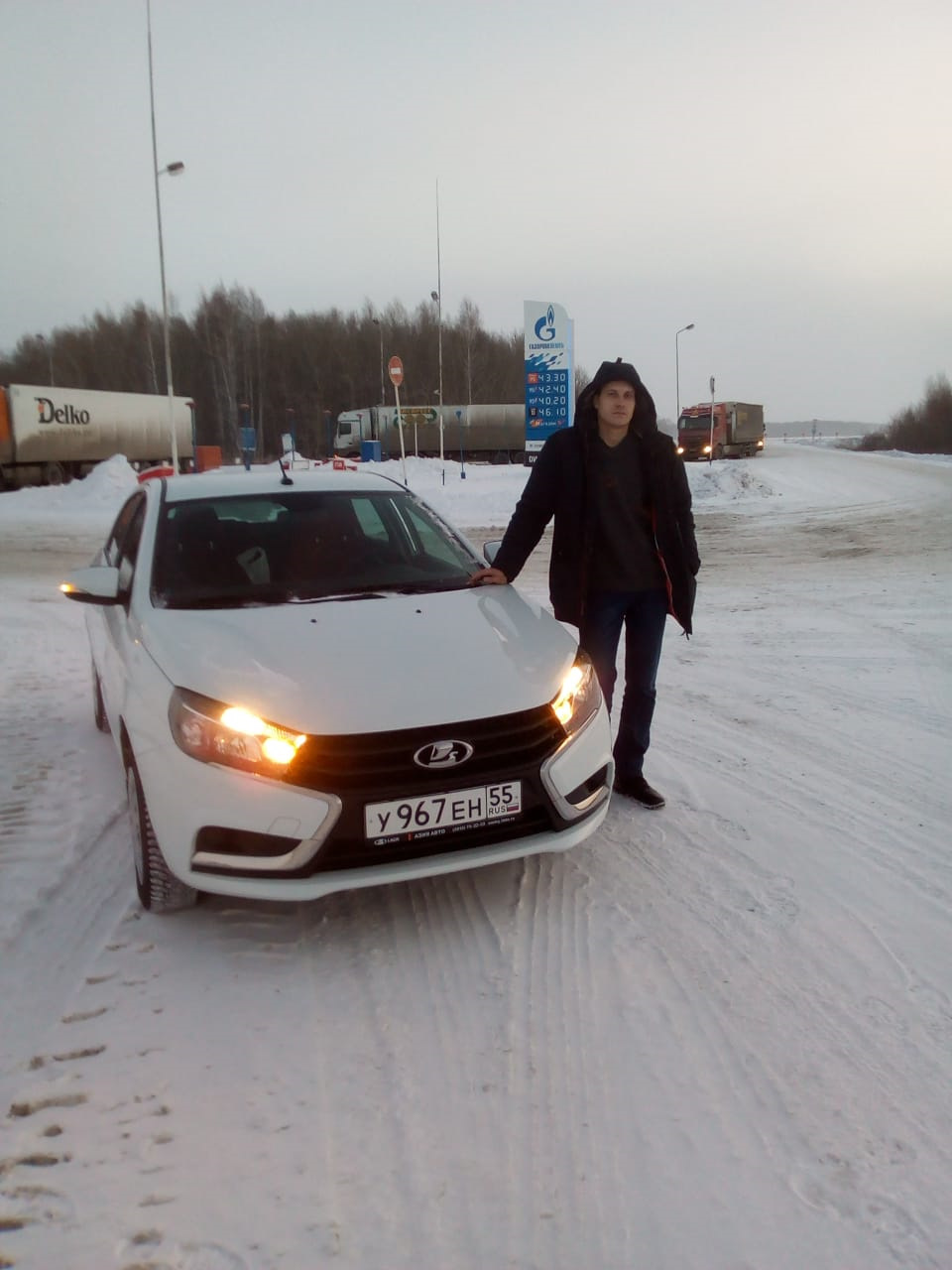 Покупка — (видео выезд из салона), постановка на учет — перегон — обмывание  :) — Lada Vesta, 1,6 л, 2018 года | покупка машины | DRIVE2