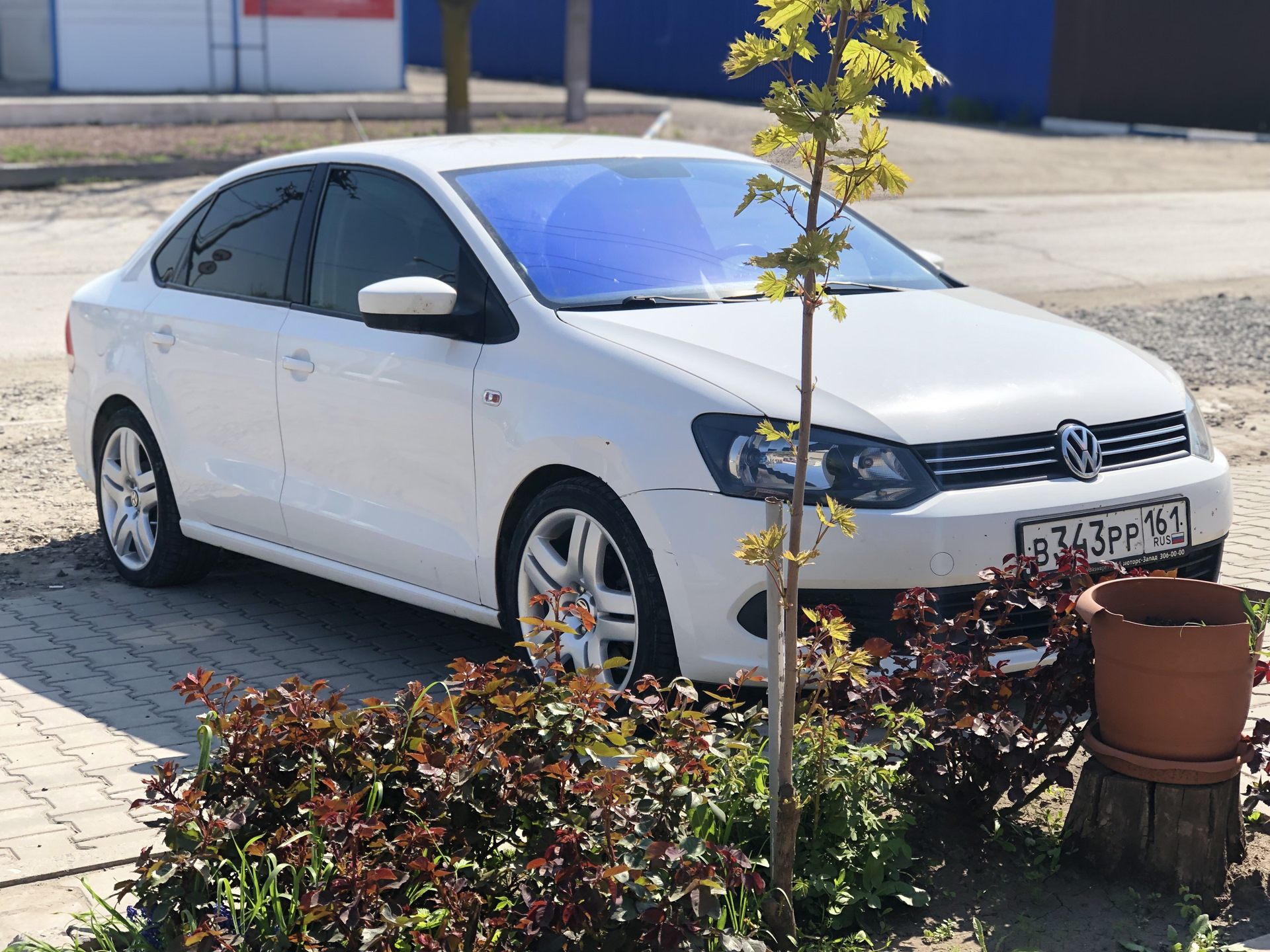 Polo sedan White Tuning