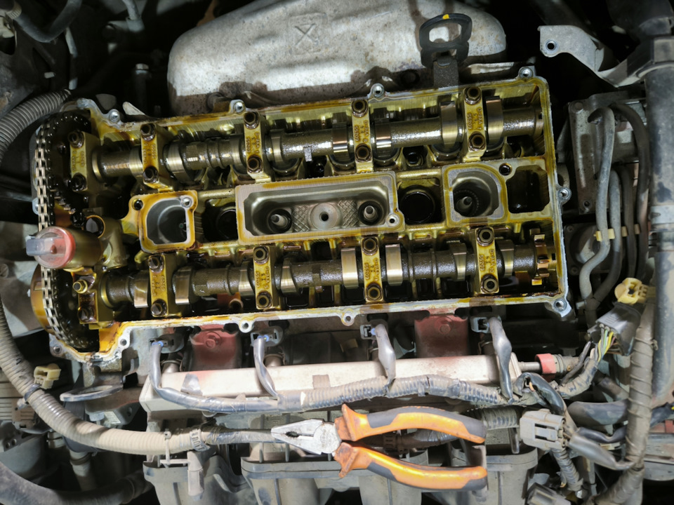 Прокладка клапанной крышки — Mazda 6 (2G) GH, 2,5 л, 2008 года ...