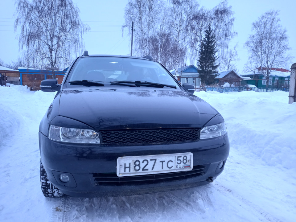 Повторители на зеркала. Реснички. — Lada Калина универсал, 1,6 л, 2012 ...