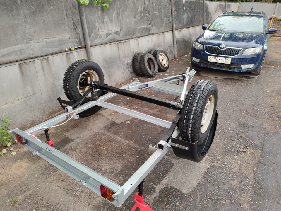 Прицеп под газгольдер, переделка. — DRIVE2