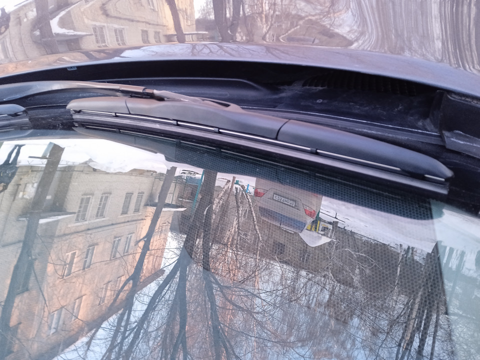 Щётки стеклоочестителей — Toyota Camry (XV40), 2,4 л, 2008 года ...