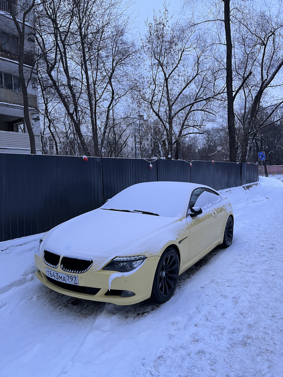 Новости зимнего периода — BMW 6 series (E63), 4,8 л, 2007 года | запчасти |  DRIVE2