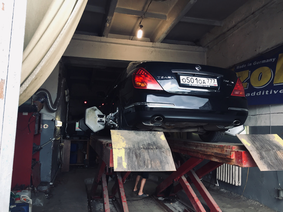 Развал, после замены рулевых наконечников — Nissan Teana (J31), 2,3 л ...