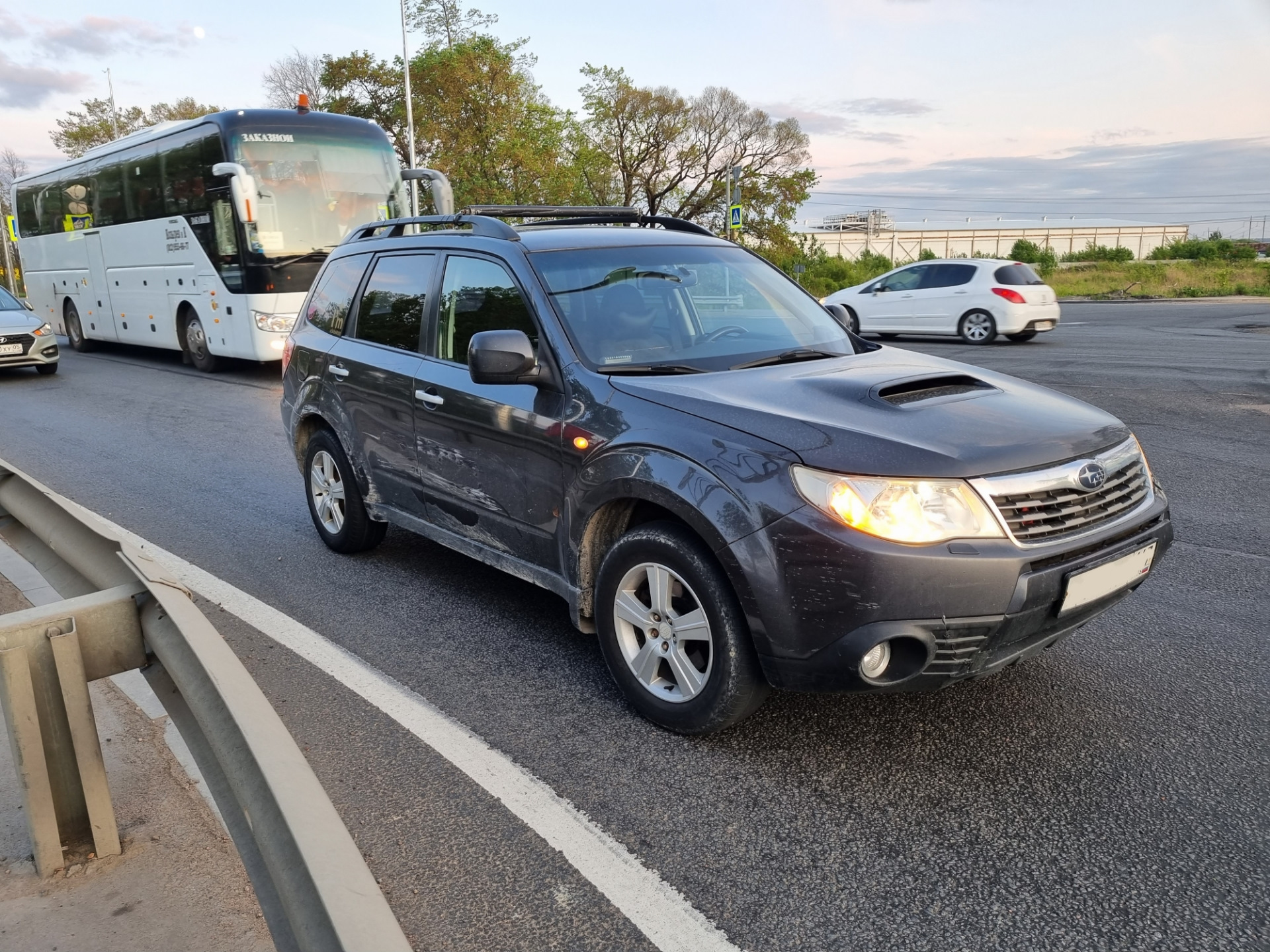 Не говори в машине, что хочешь ее продать. — Subaru Forester (SH), 2,5 л,  2008 года | ДТП | DRIVE2