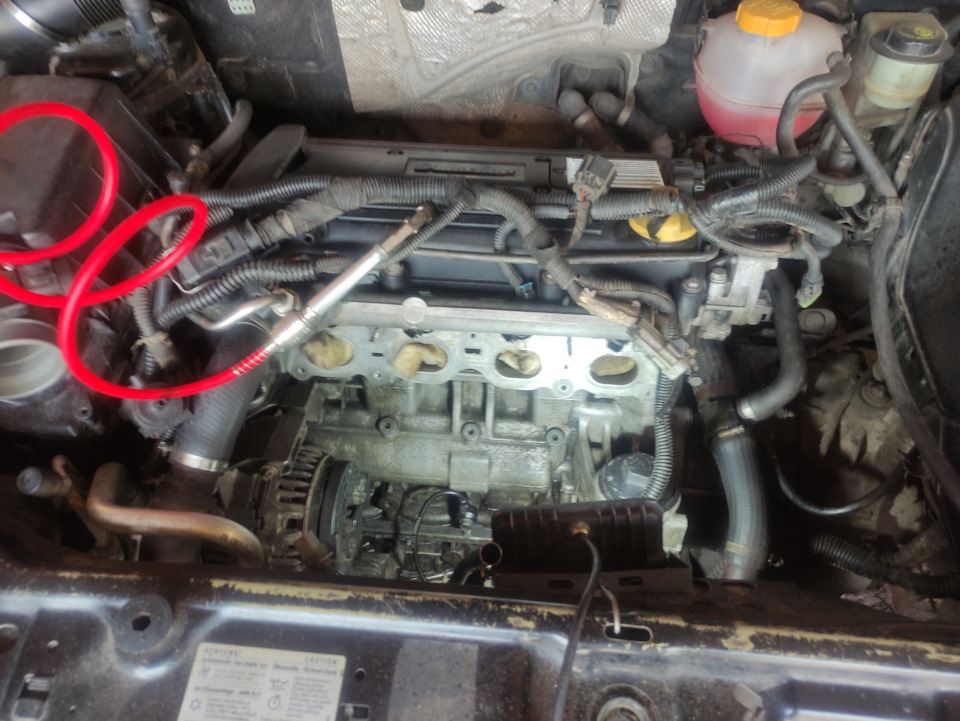 Замена прокладок впускного коллектора Z22SE — Opel Vectra C, 2,2 л ...
