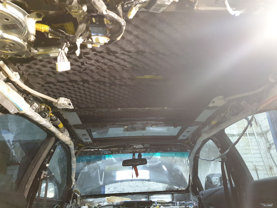 Как снять потолок на lexus rx330