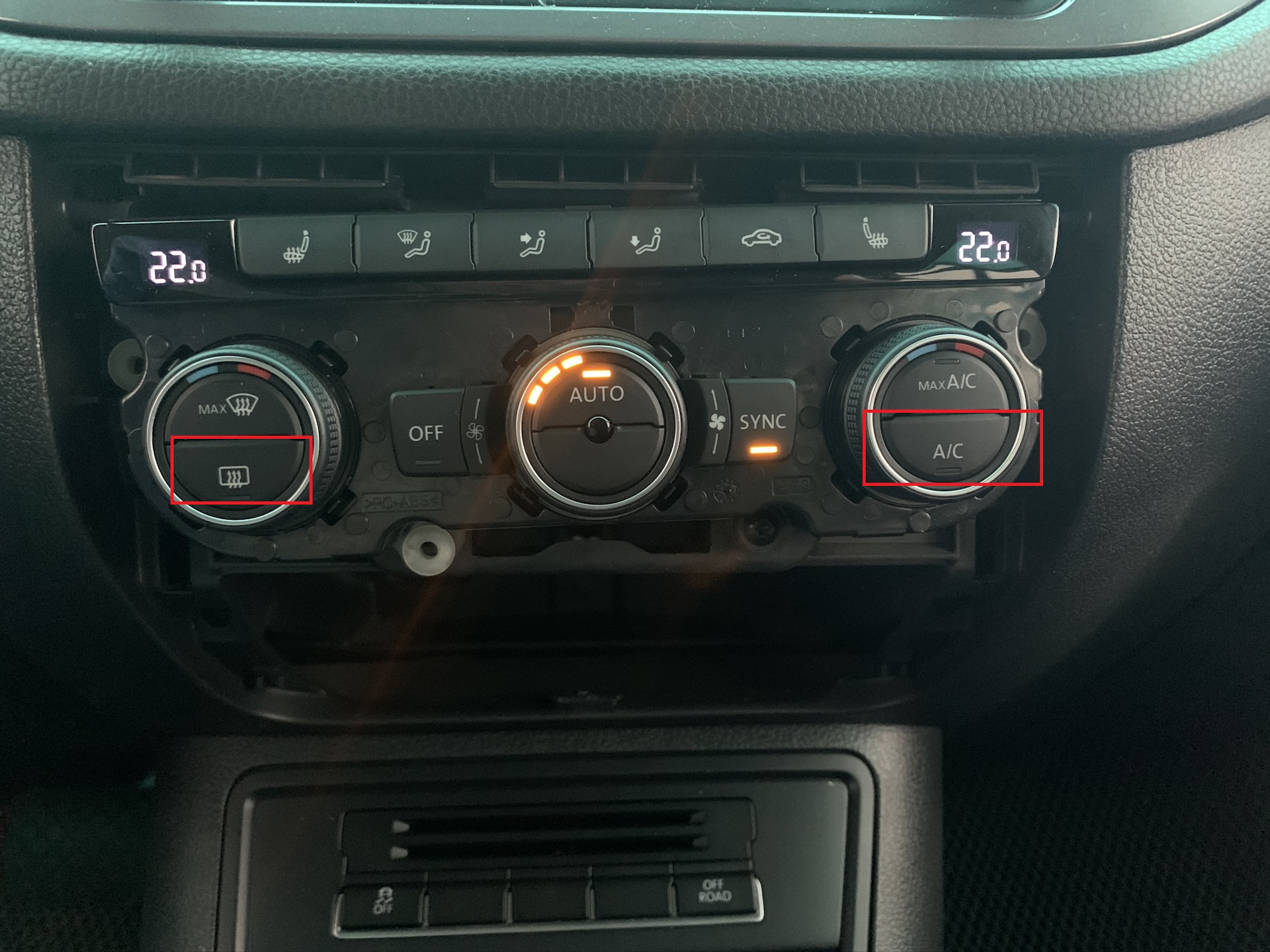 Не работает климат контроль на фольксваген тигуан
