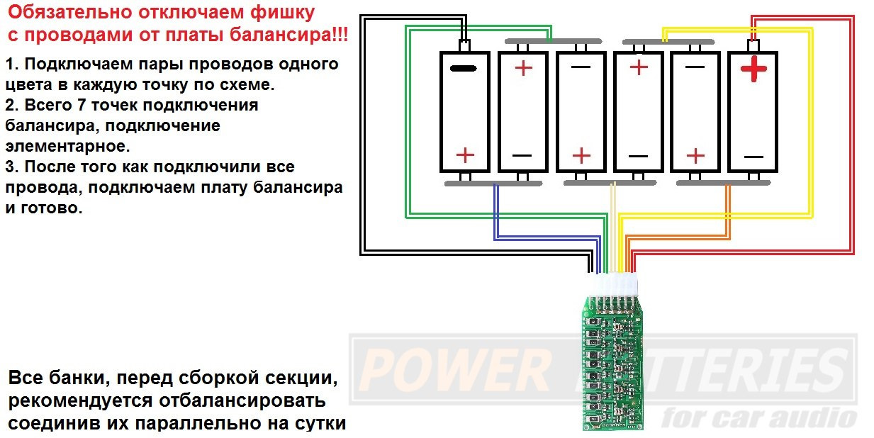 Рта 1 схема подключения 7 банок