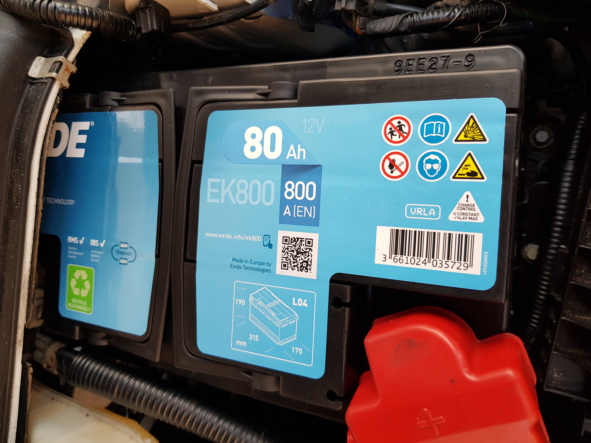 Exide ek800