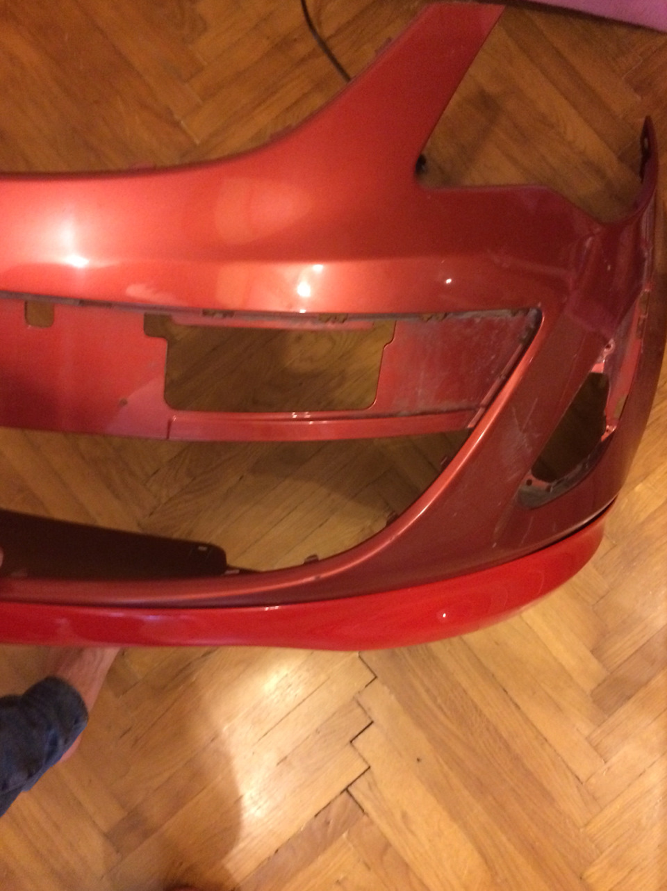 Губа на передний бампер — Opel Corsa D, 1,4 л, 2008 года | тюнинг | DRIVE2
