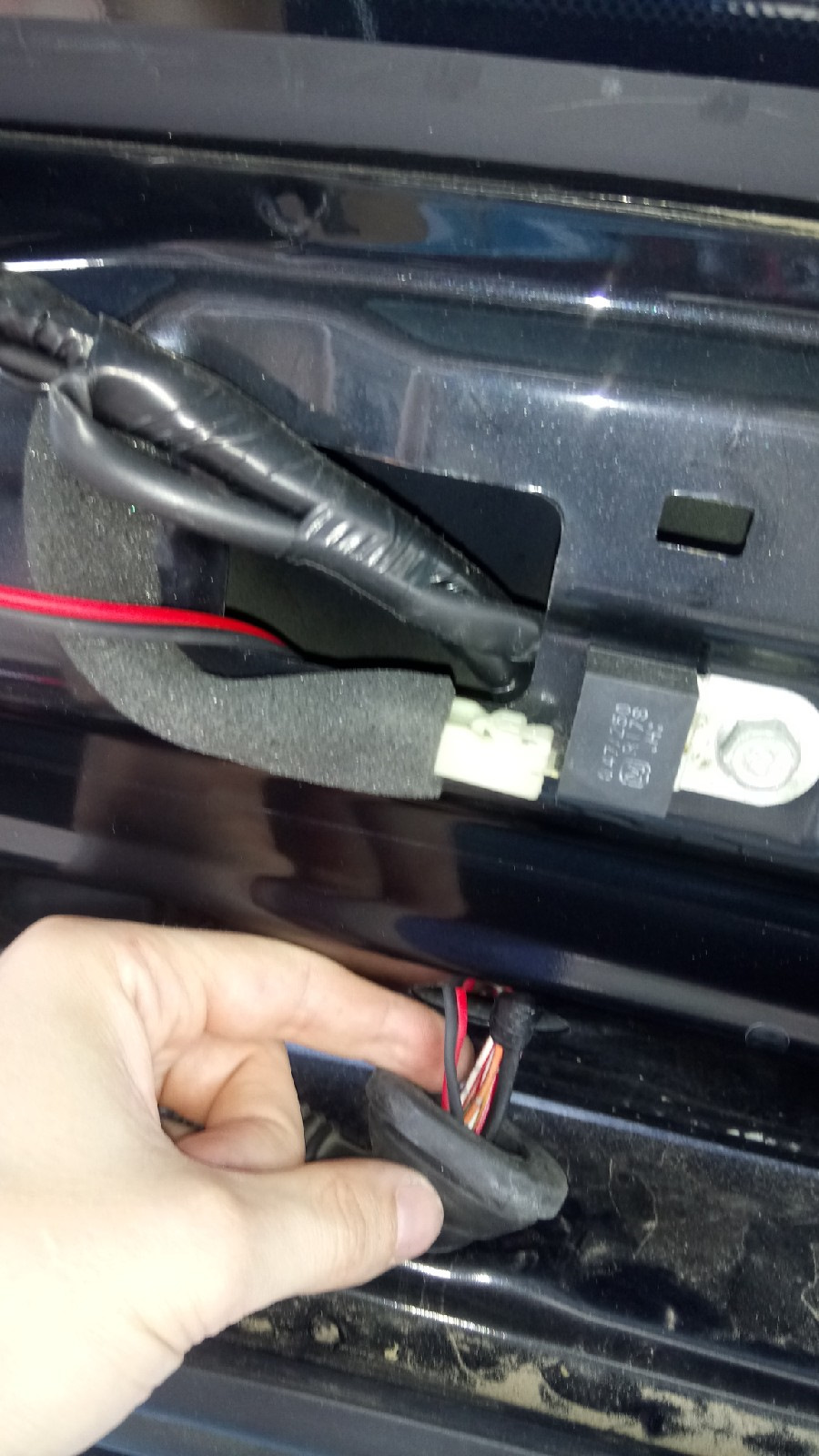 Светодиодные отражатели в задний бампер — Mazda 3 (1G) BK, 2 л, 2007 ...