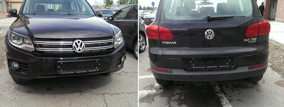 новенький, только выехал из салона, скромненький — Volkswagen Tiguan (1G)