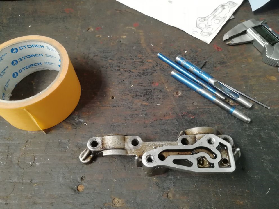 Прокладка на подвод масла через соленоид — Nissan Almera Tino