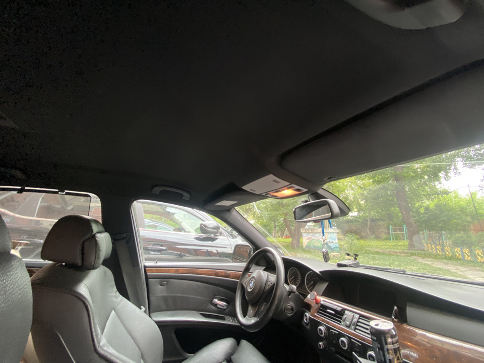 S775A ОБШИВКА ПОТОЛКА ANTHRAZIT — BMW 5 series (E60), 2,5 л, 2007 года ...