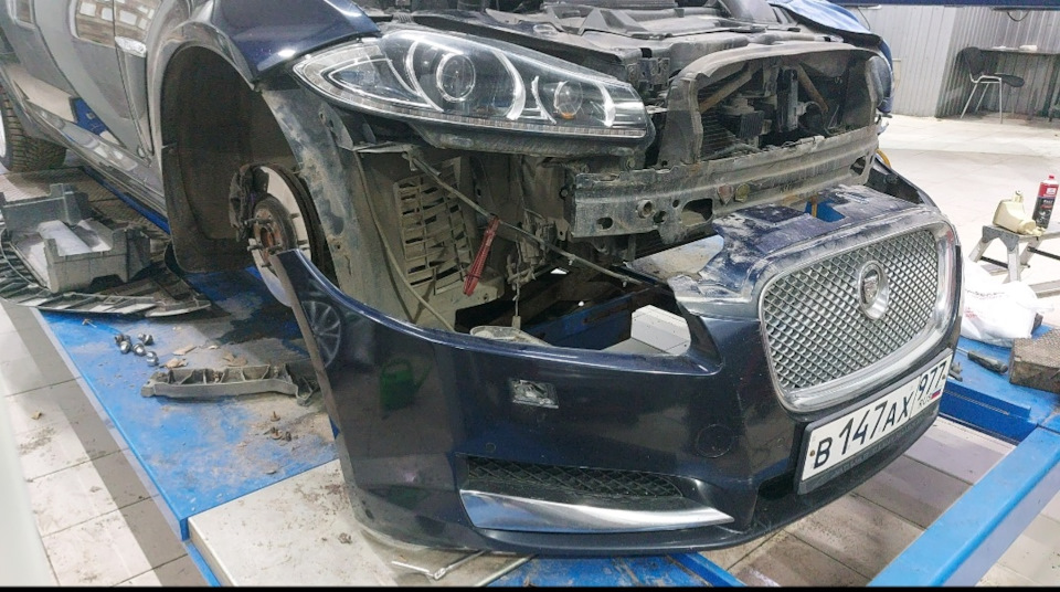 ЛР Вест (ГУР, омыватель, диагностика) — Jaguar XF (1G), 3 л, 2011 года ...