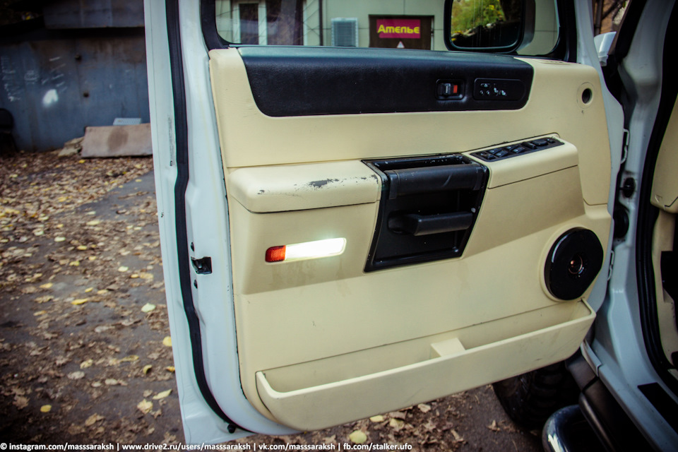 Диодная подсветка салона — Hummer H2, 6 л, 2004 года | тюнинг | DRIVE2
