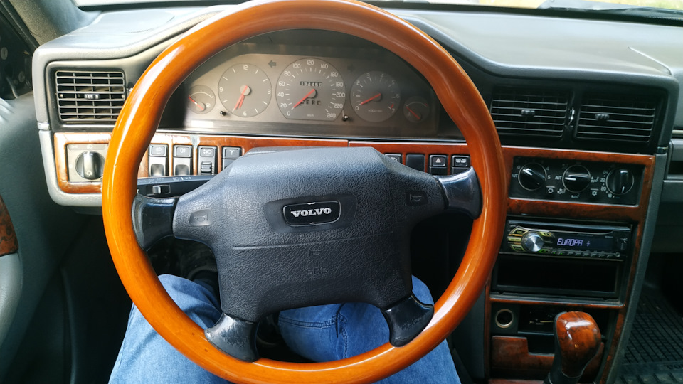 Деревянный руль — Volvo S90, 2,9 л, 1997 года | своими руками | DRIVE2