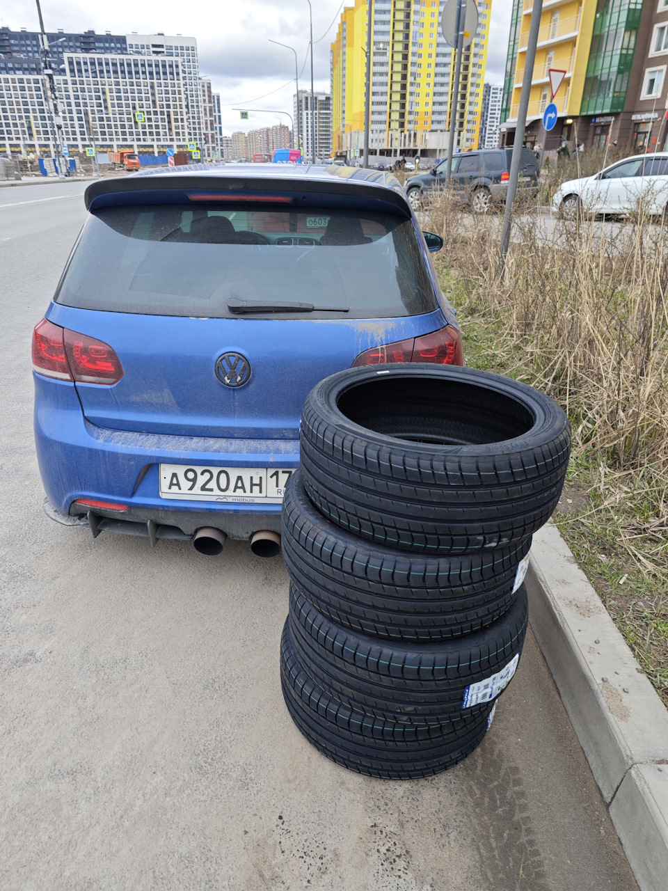Upd. По шинам триангл 202 — Volkswagen Golf R Mk6, 2 л, 2012 года ...