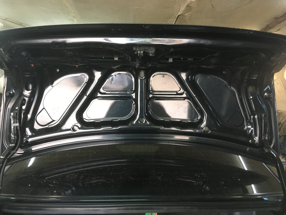 Виброизоляция крышки багажника — Hyundai Accent (2G), 1,5 л, 2007 года ...