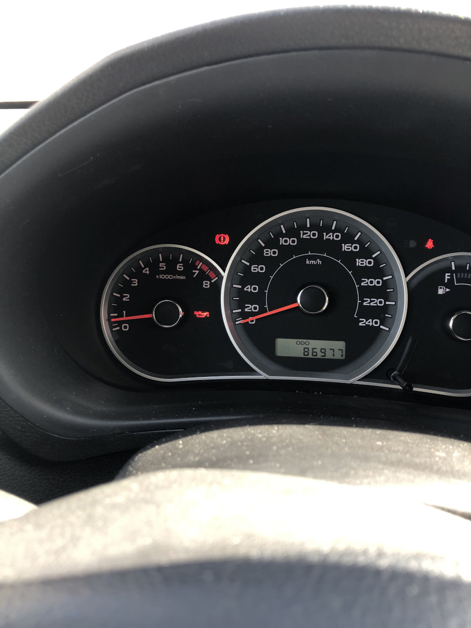 Опять потек датчик давления масла. — Subaru Impreza XV, 2 л, 2010 года ...