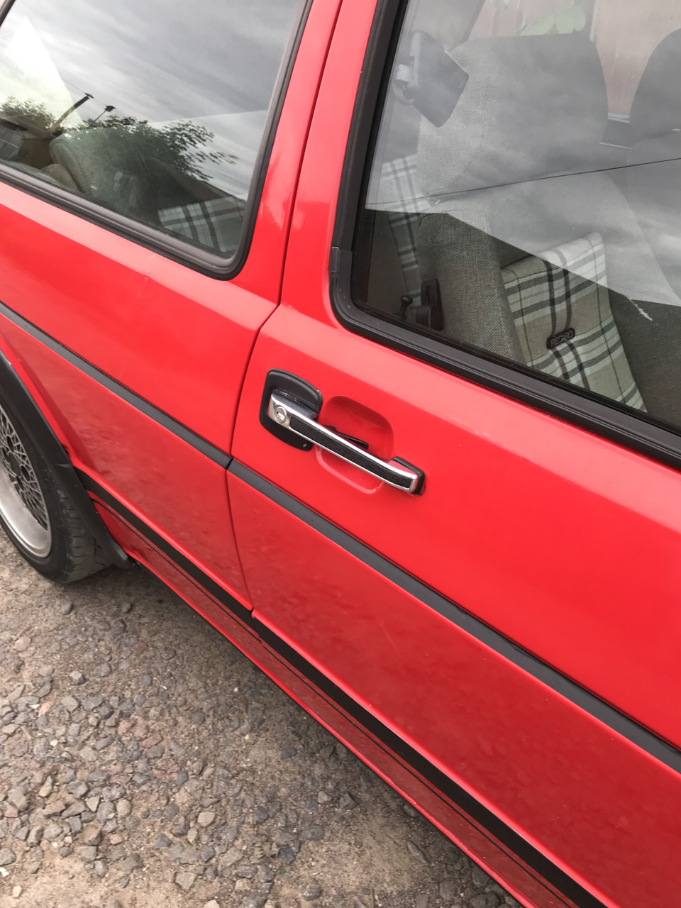 Metal Chrome Door Handles Golf 2 (Металические хром ручки Гольф 2 ...