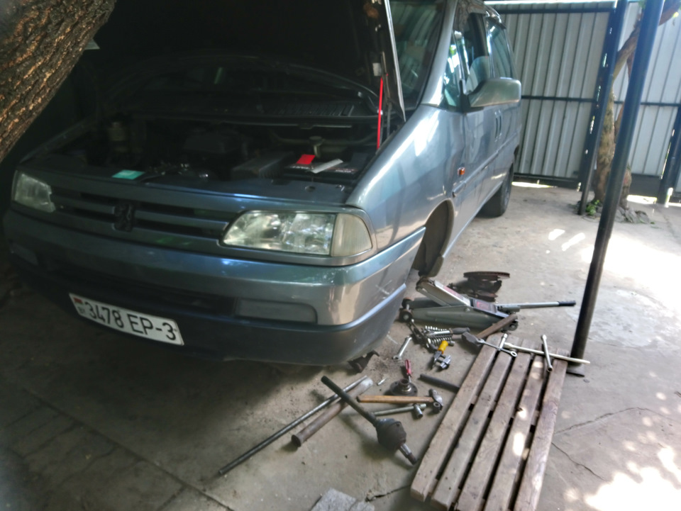 Ступичный подшипник — Peugeot 806, 1,9 л, 1997 года | своими руками ...