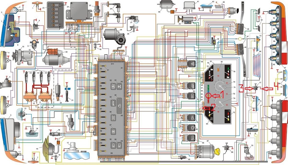 #ПоСтопамКрасногоБарона: Сигнальная лампа закрытия воздушной заслонки ...