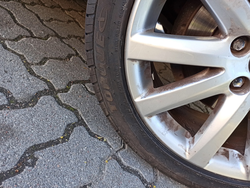 Летние колеса — Volkswagen Golf Mk5, 1,6 л, 2006 года | шины | DRIVE2