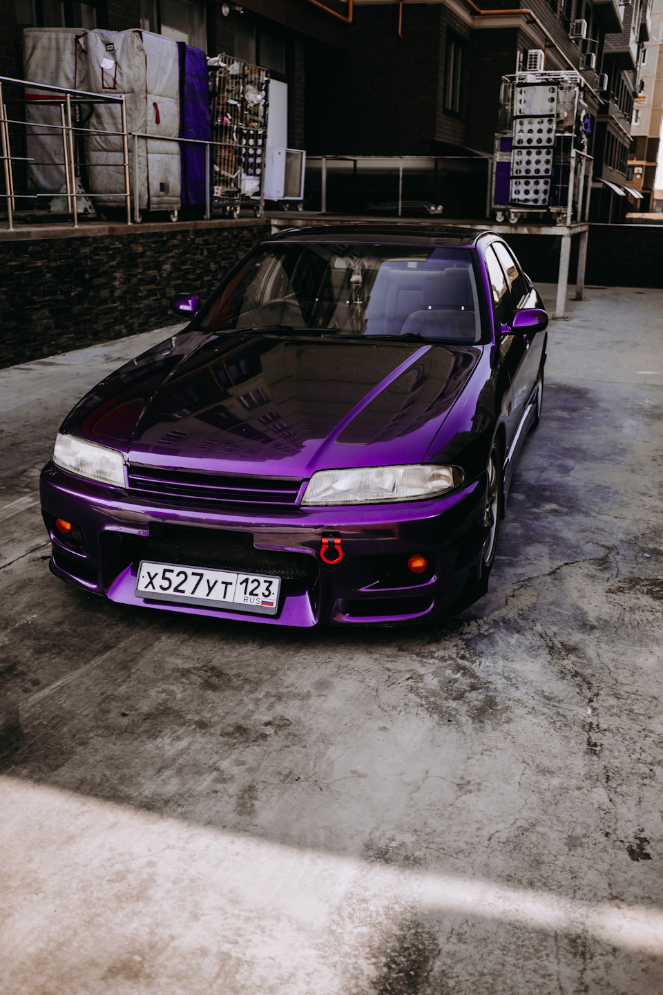 Р¤РёРѕР»РµС‚РѕРІС‹Р№ Nissan Skyline r33 GTR