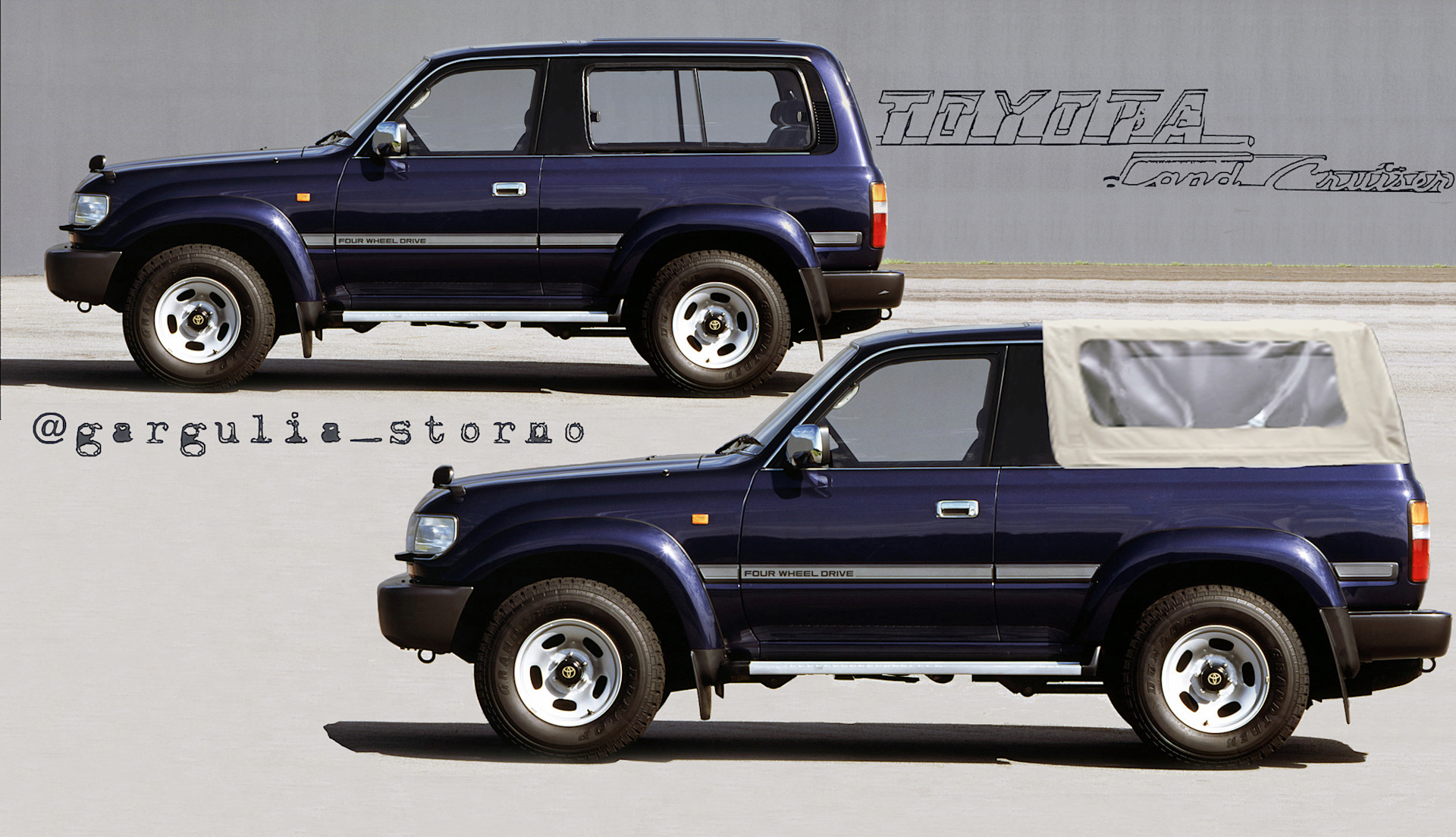 Land cruiser 80 — 2 Doors или Soft top. Мечта — Toyota Land Cruiser 80, 4,5  л, 1996 года | стайлинг | DRIVE2