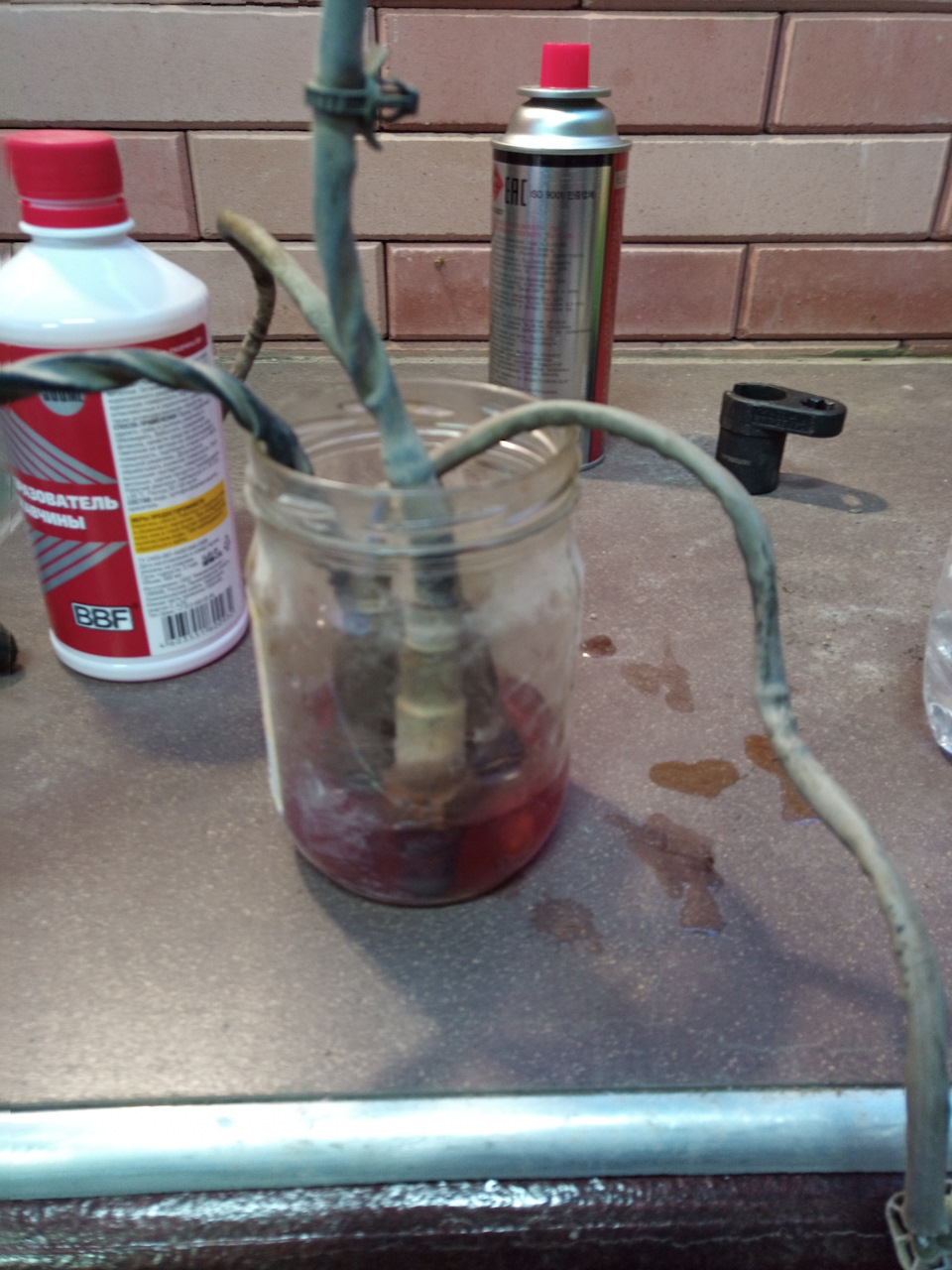 Чистка датчика кислорода лямбда зонд — Infiniti QX56 (1G), 5,6 л, 2008 ...