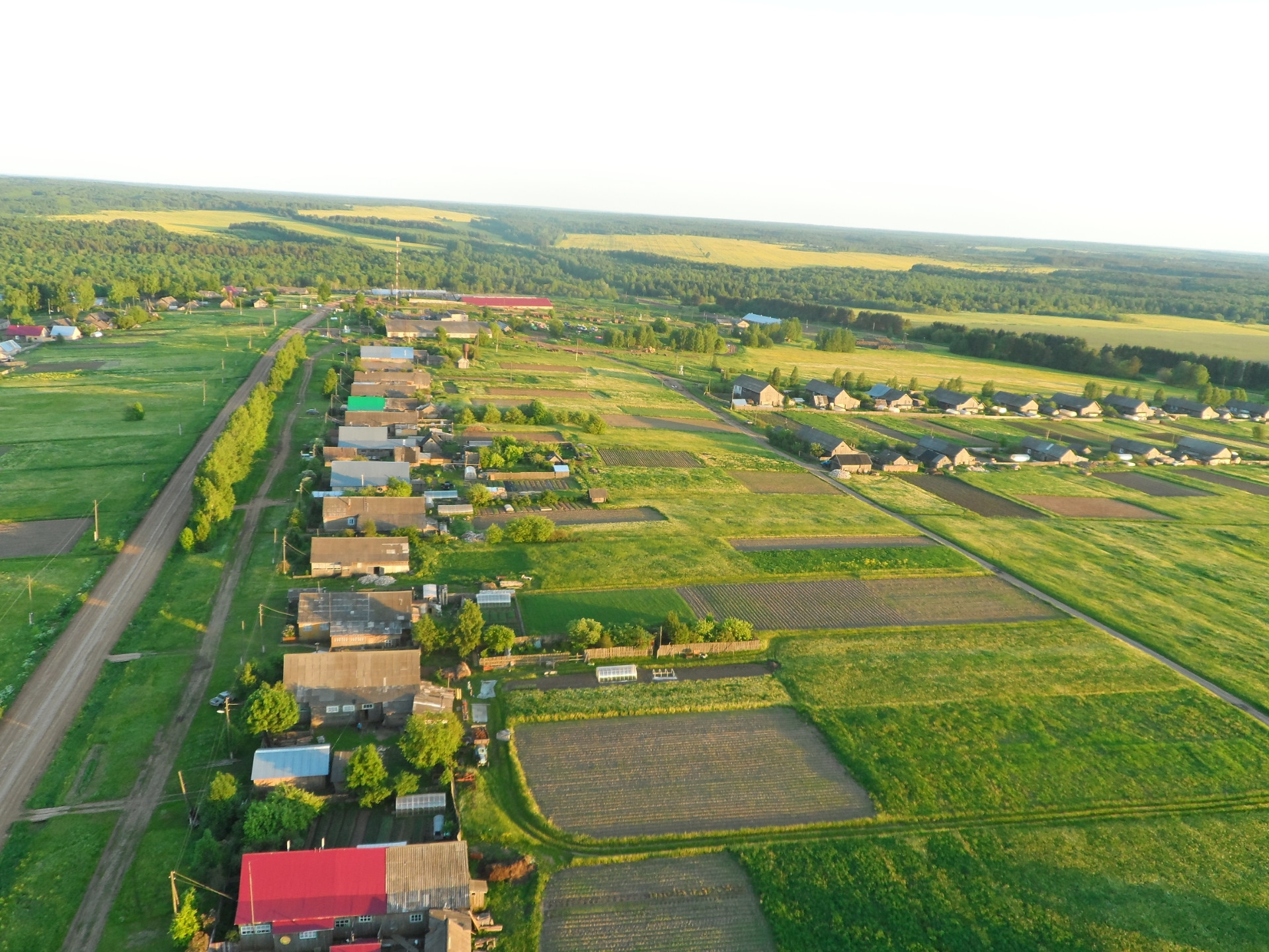 село вид сверху фото