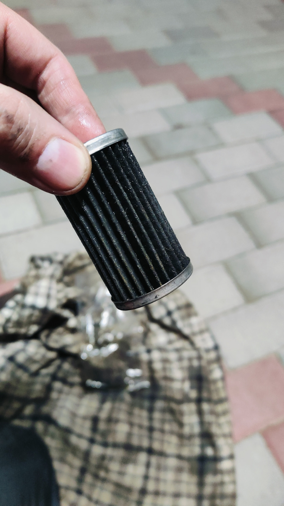 В таком состоянии фильтр — Nissan Qashqai (2G)