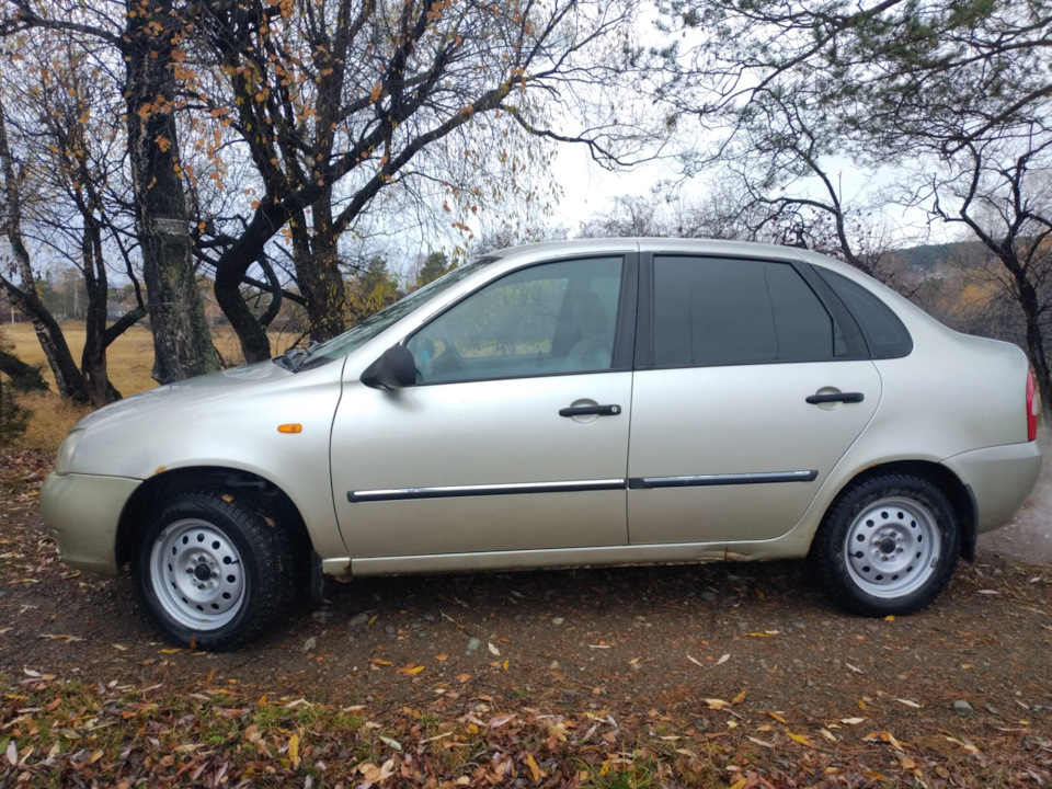 Зимние колеса — Lada Калина седан, 1,4 л, 2008 года | шины | DRIVE2