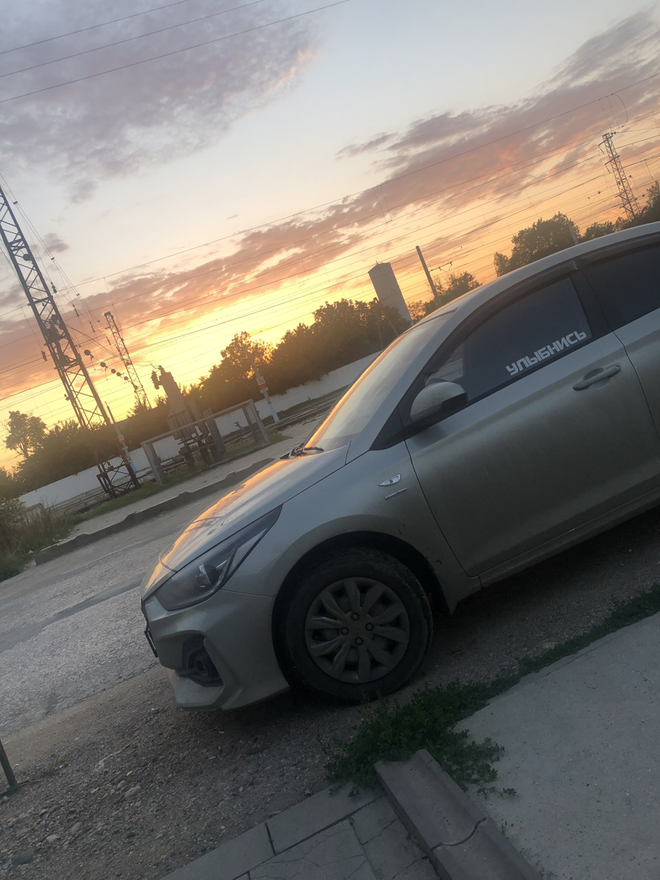 Жидкая резина (покраска) — Hyundai Solaris (2G), 1,6 л, 2019 года ...